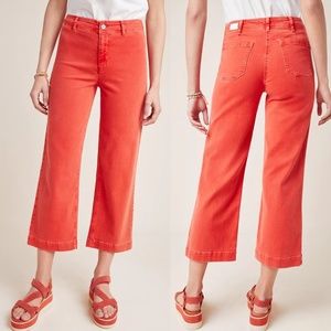 Paige Nellie High-Rise Culotte Jeans